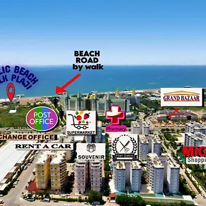 Modern Flat With Sea View 10 Min To Lara Beach , Antalya Turkey